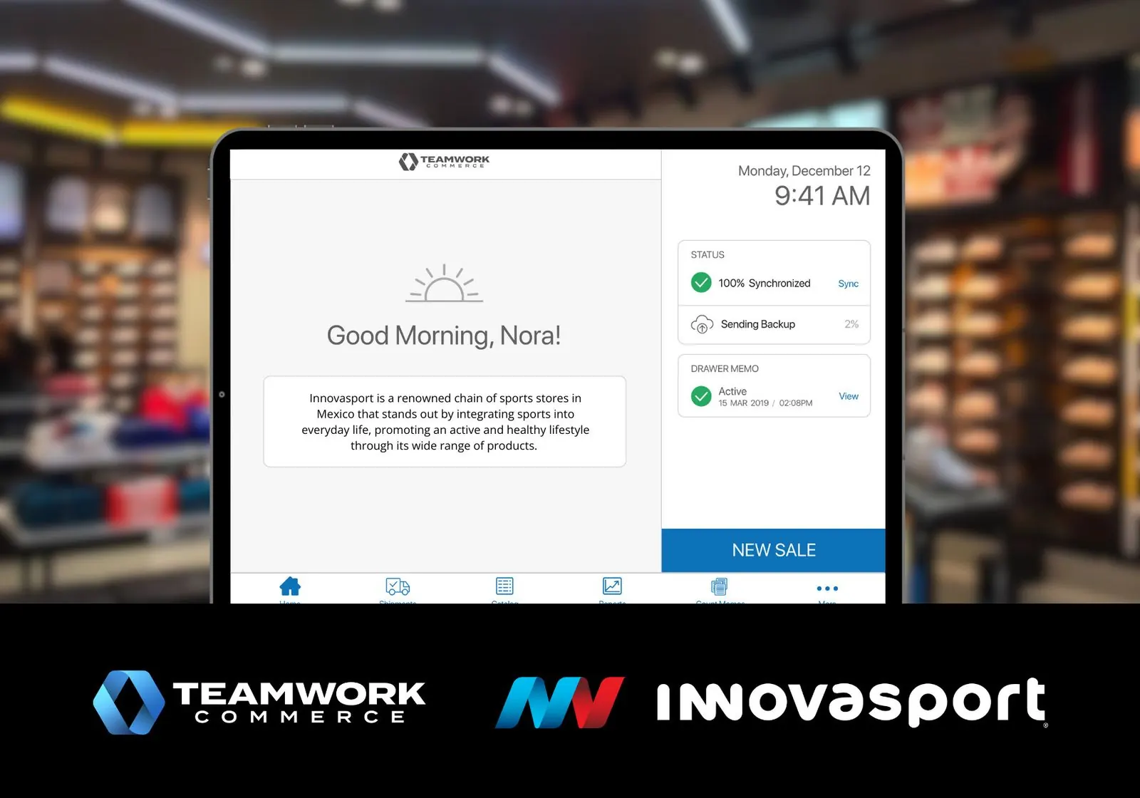 Teamwork Commerce Delivers Frictionless Omnichannel & POS Capability to Innovasport