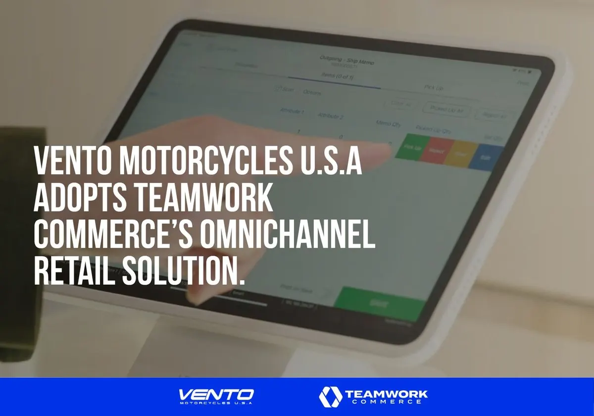 Vento Motorcycles U.S.A. Adopts Teamwork Commerce's Omnichannel Solution to Accelerate Expansion in Mexico