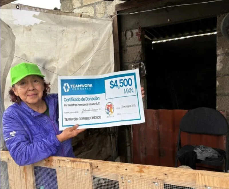 The Mexico team volunteering at a local animal shelter