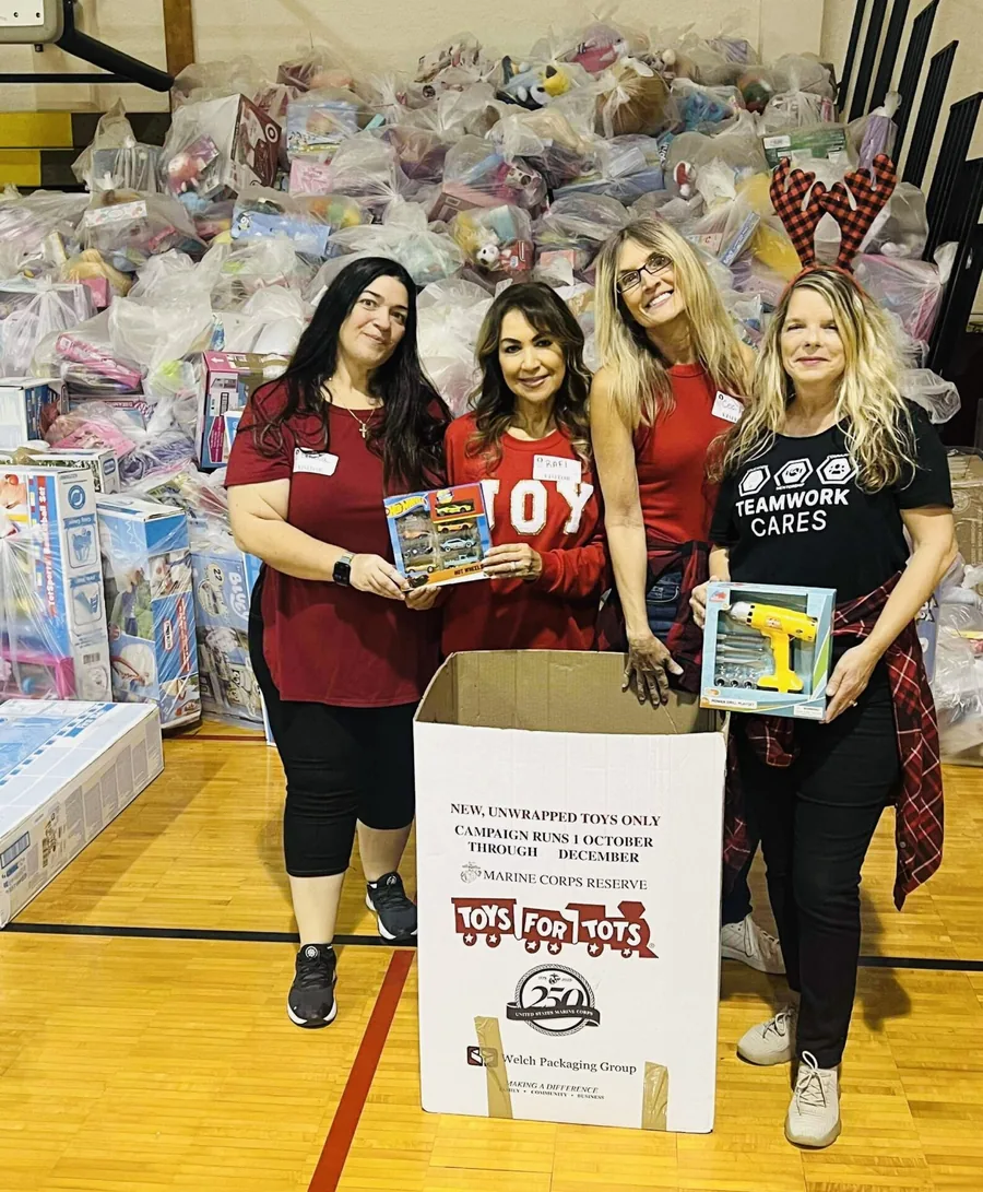 Toys donated to Toys for Tots in Clearwater