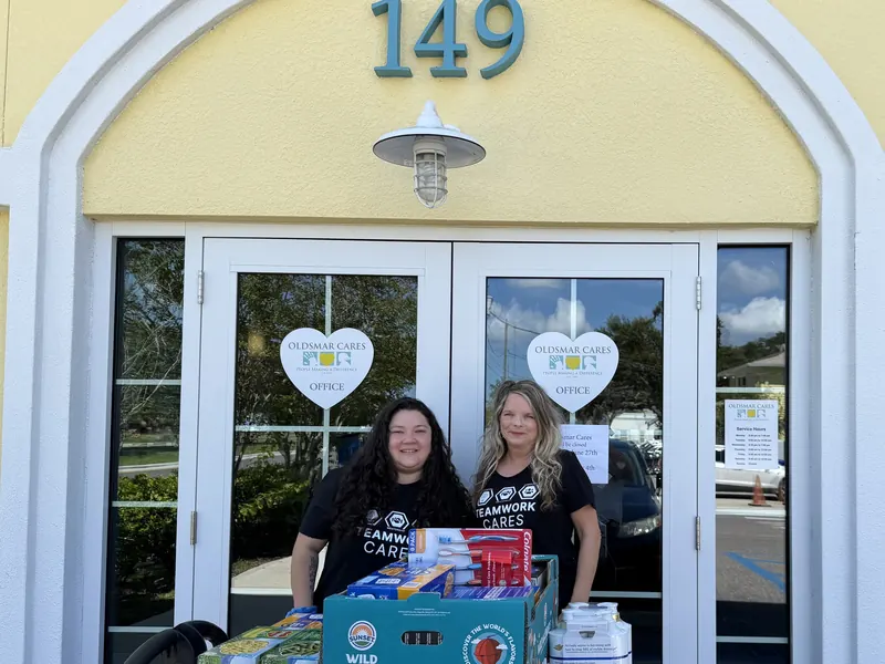 Donations gathered for Oldsmar Cares