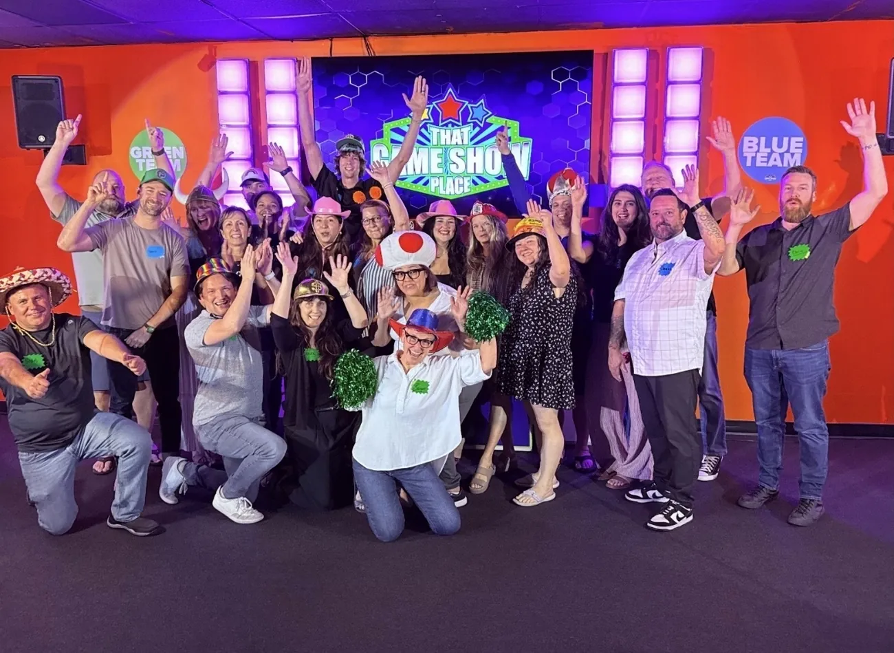 A Teamwork Commerce team party in costume